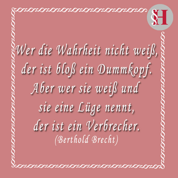 Jura Zitate Berthold Brecht Zitat